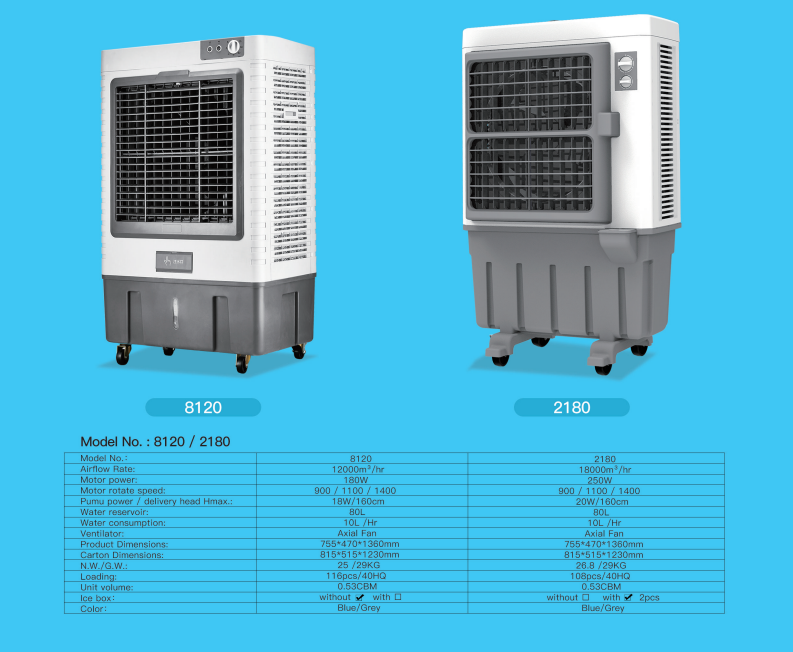 Air cooler, tube type water-cooled cooler